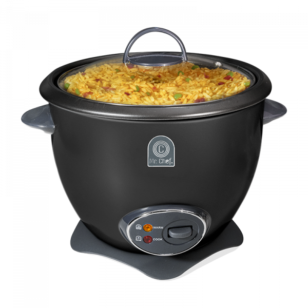 Olla Arrocera Cooker + Steamer 1.8 Lts Negro